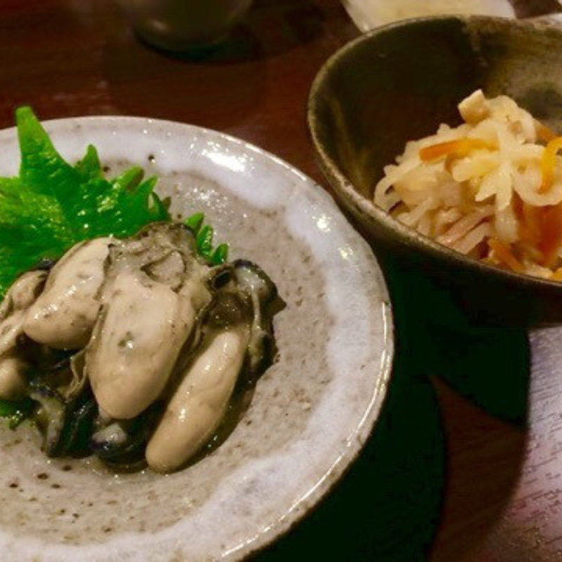 牡蠣のソテー、オイル漬け(さんろくぼう)