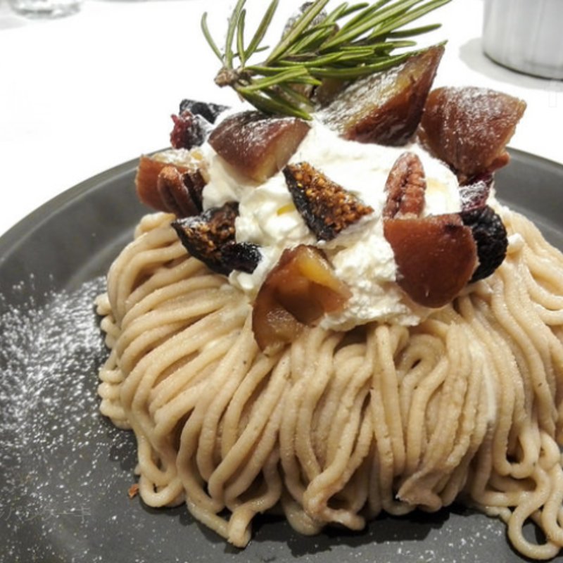 和栗のモンブランパンケーキ　(J.S. PANCAKE CAFE 町田モディ店)