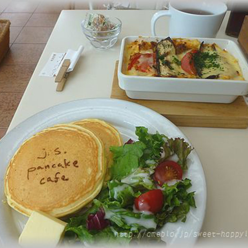 ウイークデイ　パンケーキセット　ドリンク付き(FLIPPER'S 自由が丘店)