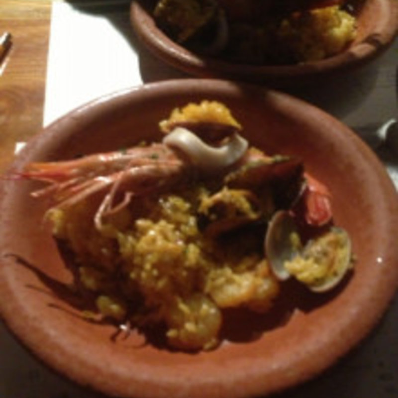 魚介のパエリア(しぇりークラブ)