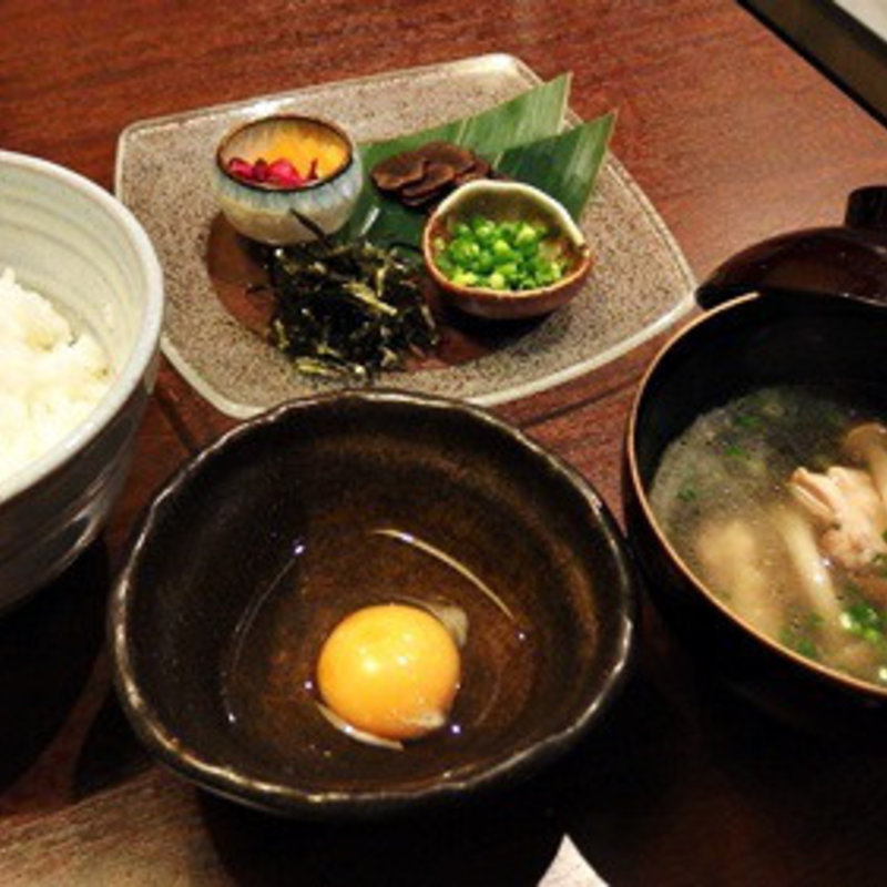 名古屋コーチン玉子の卵かけごはんトリュフのせ(ジゴロ 御茶ノ水店 )