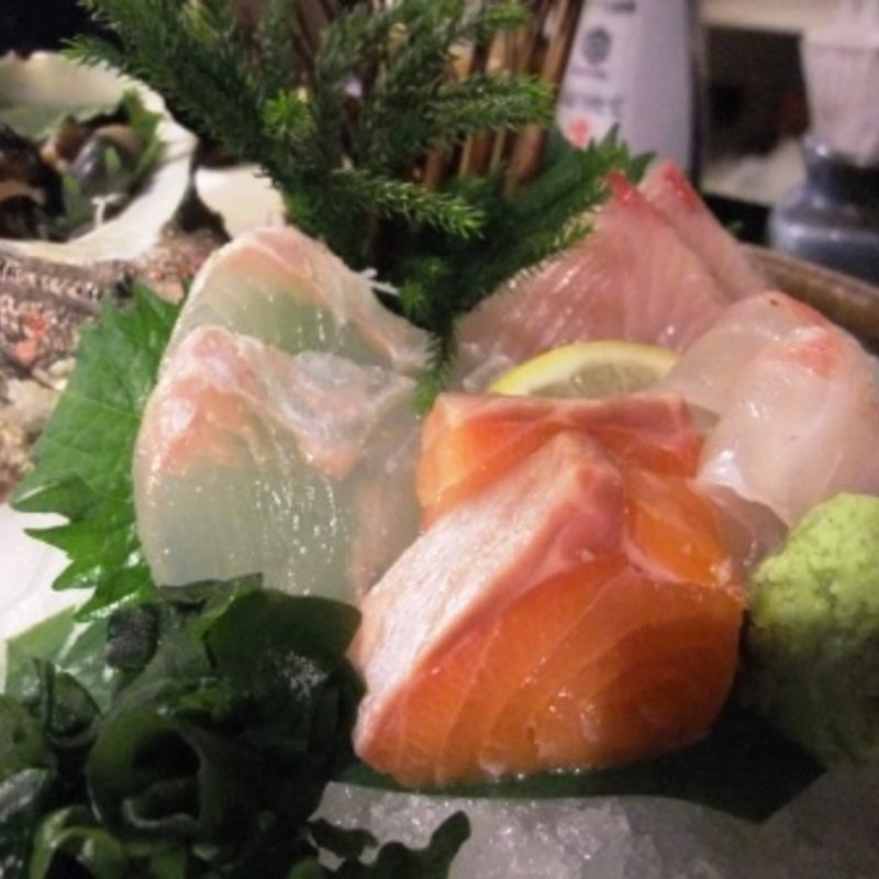 刺身盛り(しもたや アベ地下店)