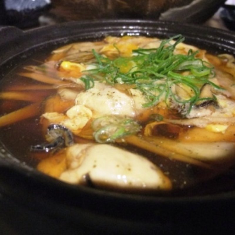 牡蠣の柳川風(しもたや アベ地下店)