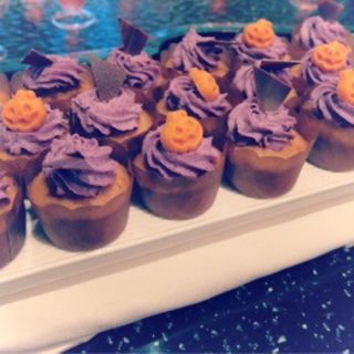 紫芋クリームのカップケーキ(シャーウッドガーデン レストラン （Sherwood Garden RESTAURANT）)
