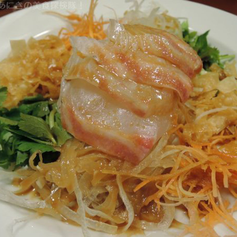 鯛のお刺身サラダ(しゃかりき)