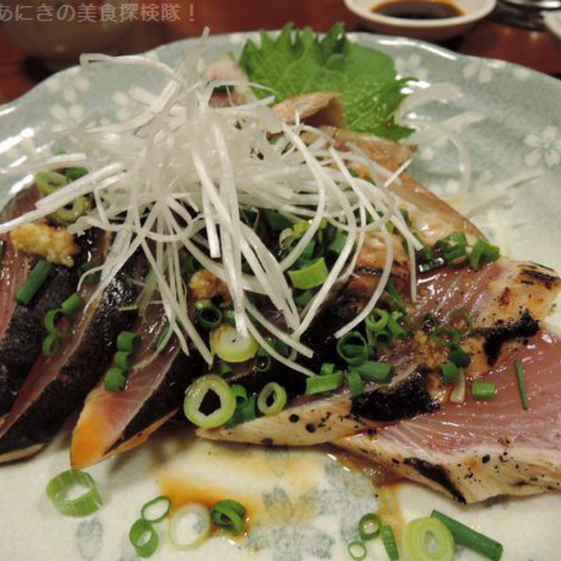 鰹のたたき(しゃかりき)