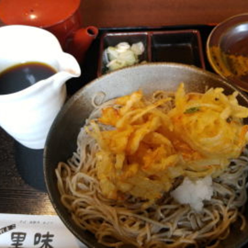 ツブのかき揚冷やしそば(しれとこ里味 )