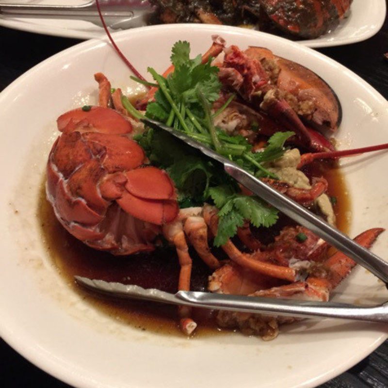 オマール海老のガーリック蒸し(シンガポールシーフードリパブリック )