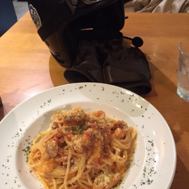 シーフードクリームパスタ(スーパーレーサー)