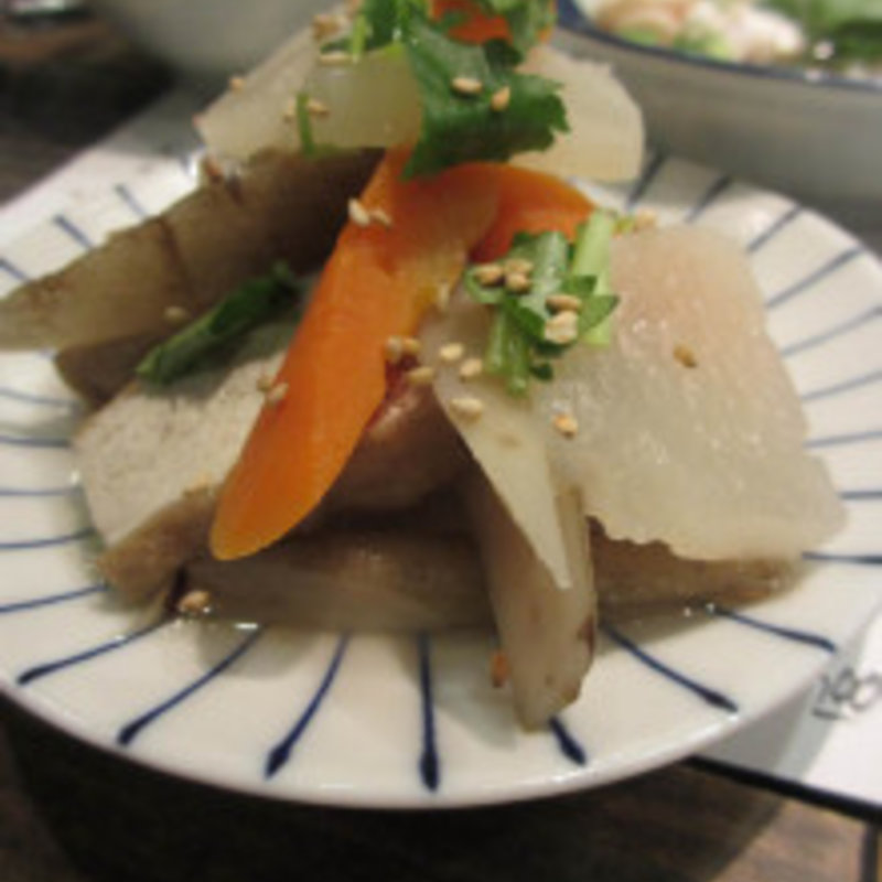 根菜と厚揚げの炊いたん(三軒茶屋 居酒屋 すこぶる)