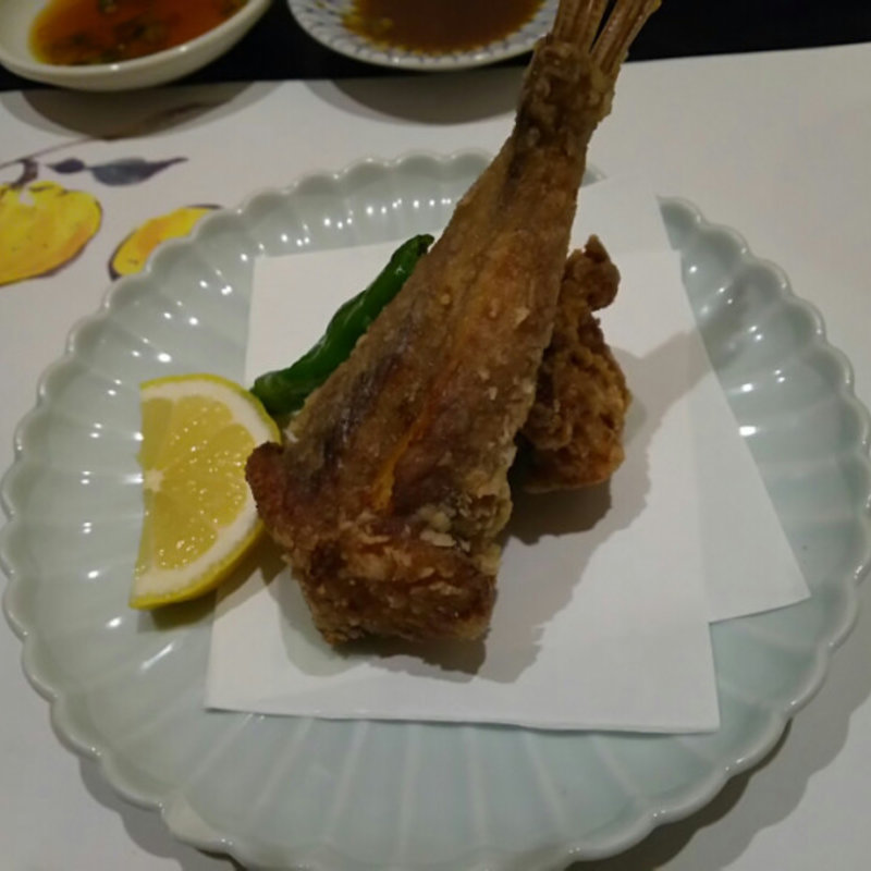 カサゴの唐揚げ(すし魚菜かつまさ)