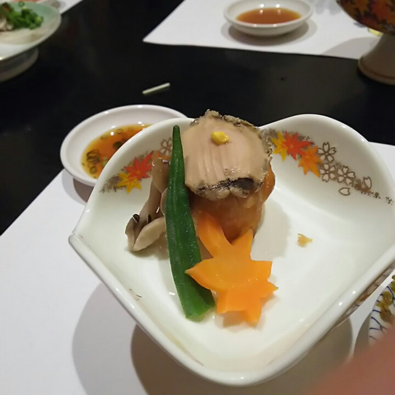 柔らか煮アワビ(すし魚菜かつまさ)