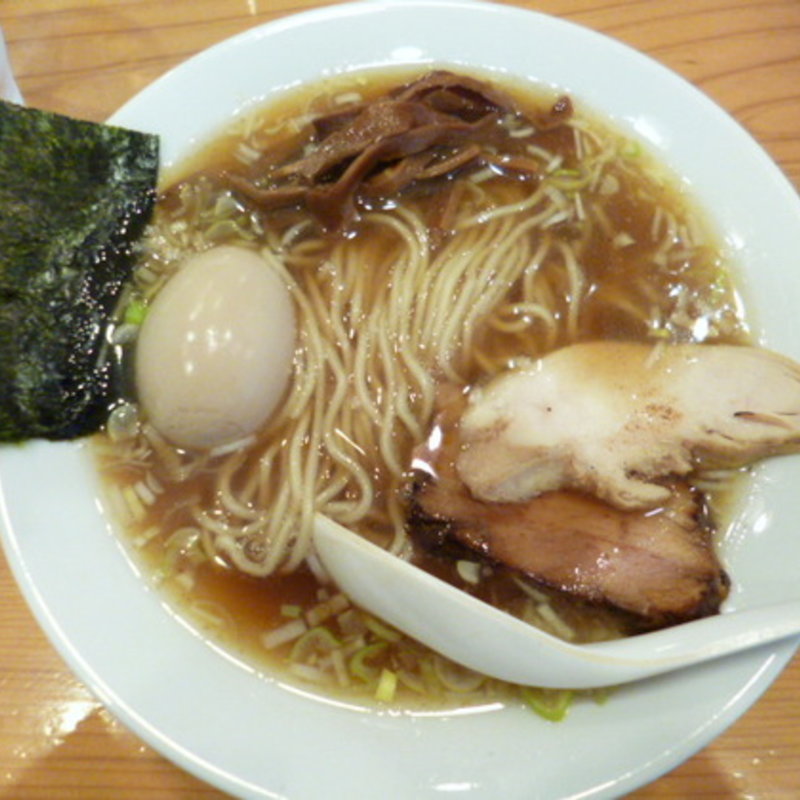 味玉中華そば(すずめ食堂)