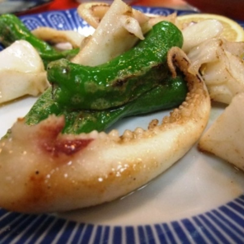 ゲソバター焼き(スタンド アサヒ)