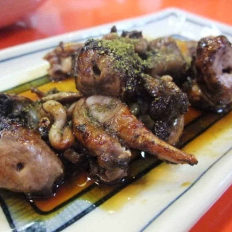 鰻肝焼き(スタンド アサヒ)