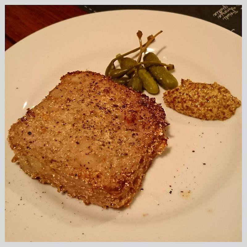 焼きパテ・ド・カンパーニュ
コンテ入り(スブリデオ・レストラーレ)