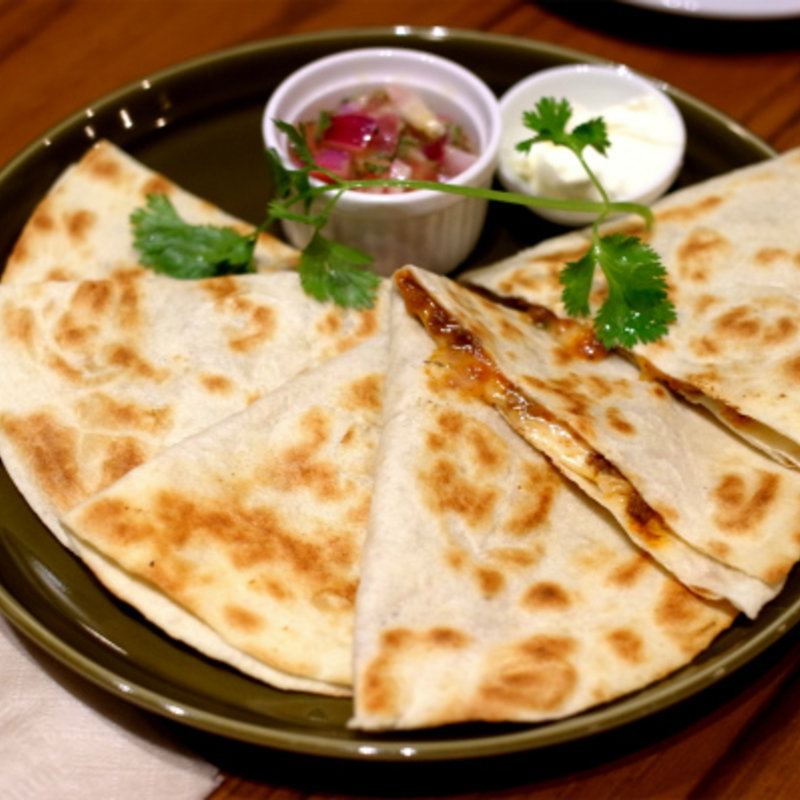 ケサディア タコミート＆キドニービーンズ フルサイズ(スプリング バレー ブルワリー 横浜)