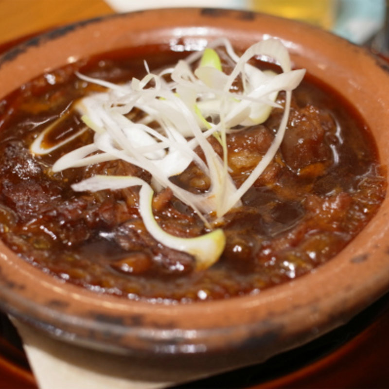 牛すじのビール煮込み(スプリング バレー ブルワリー 横浜)