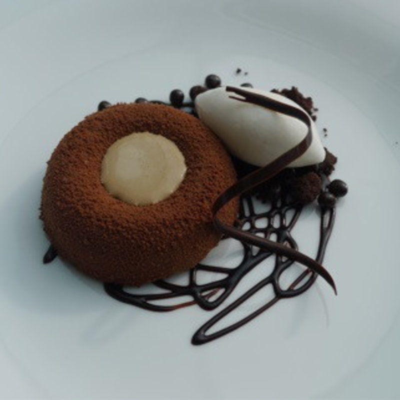 コーヒーのムース ミルクジェラート添え(センシ バイ ハインツ ベック （sensi by Heinz Beck）)