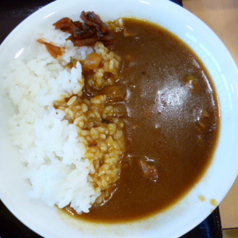 ミニカレー(そば処甲州 甲府店)