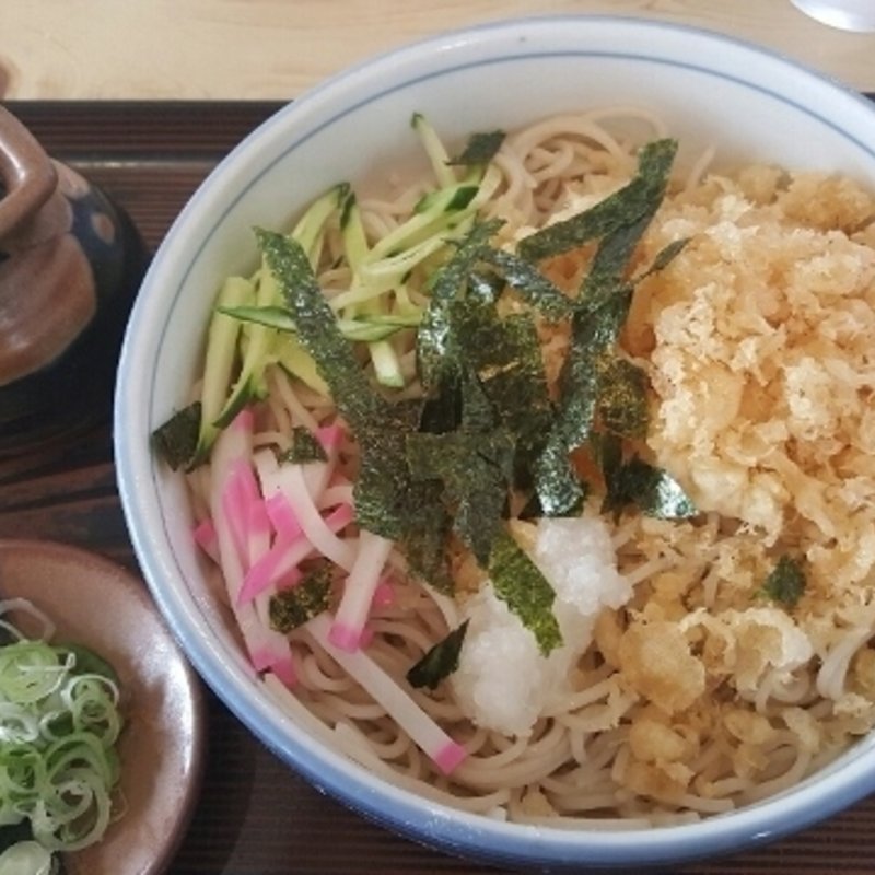 冷やしたぬき蕎麦(そば処葵)