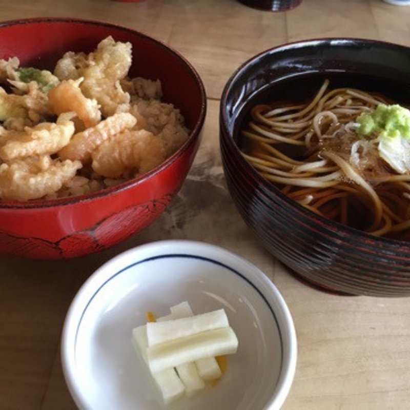 天丼セット(そば切り 雪月花)
