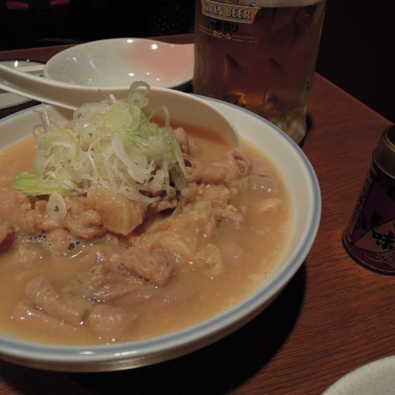 もつ煮込み(そば味処 ぼっち)