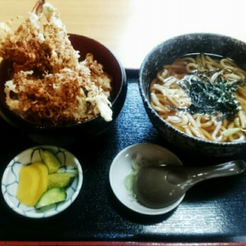 天丼セット(寿々喜)