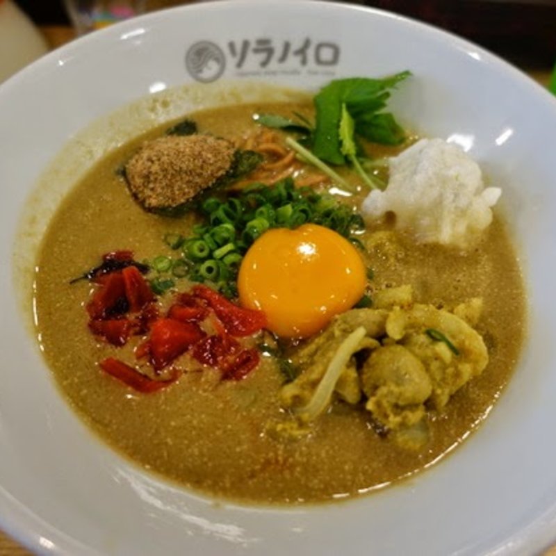 おソバ屋さんのかれーぬーどる(ソラノイロ ソルトアンドマッシュルーム （ソラノイロ salt & mushroom）)