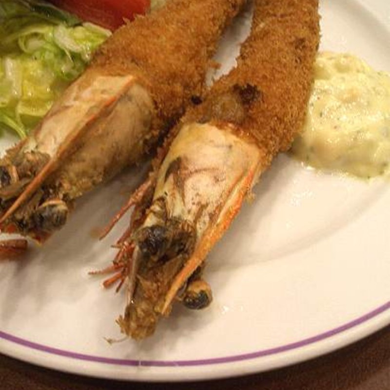 特選大海老フライ　ライス付(たいめいけん )