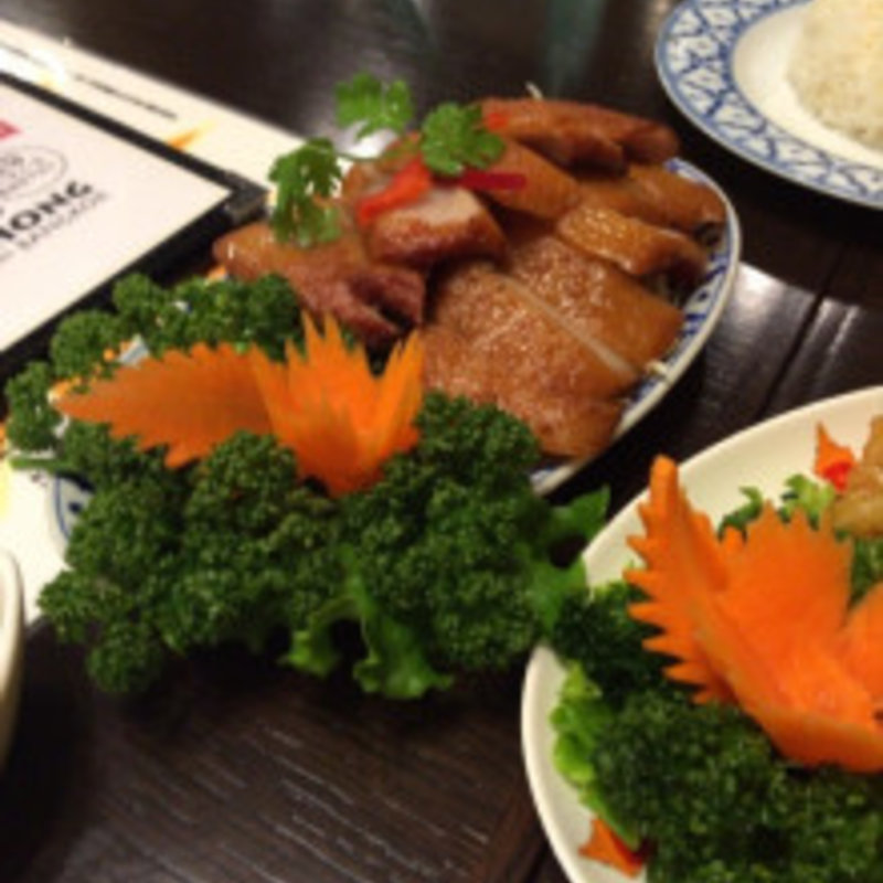 豚トロ肉のタイ風炙り焼き(タイレストラン 沌-Thong- コレド日本橋店)