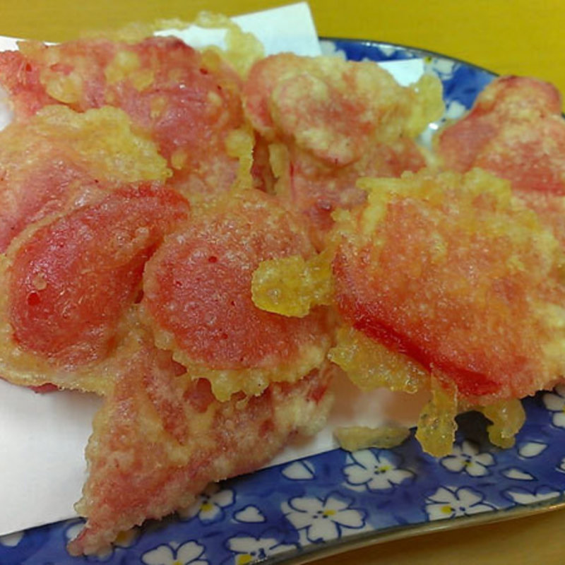 紅しょうがの天ぷら(ダイワ食堂 天五店)