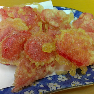 紅しょうがの天ぷら(ダイワ食堂 天五店)