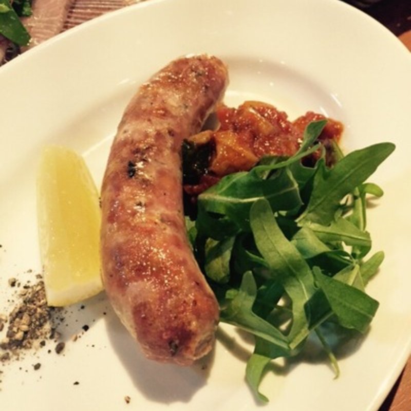松阪豚もも肉の自家製サルシッチァ(タヴェルナ ナカナカ （Taverna NacaNaca）)