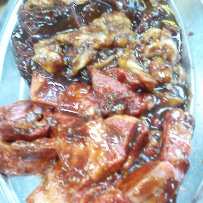 レバー、ホルモン、上みの、カルビ(たこやん )