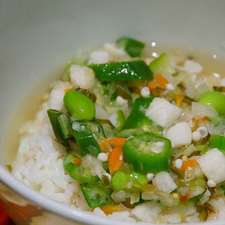 刻み菜漬けのぶぶ(だし茶漬け えん エキマルシェ大阪店)