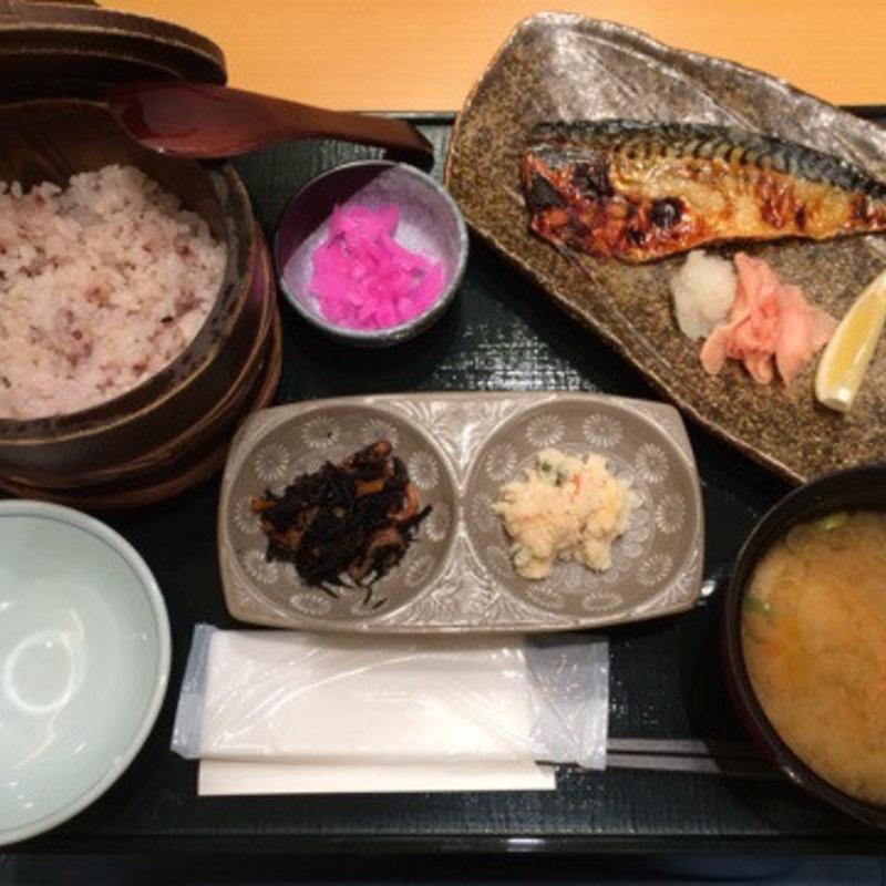 さば塩麹焼き定食(ためつ食堂)