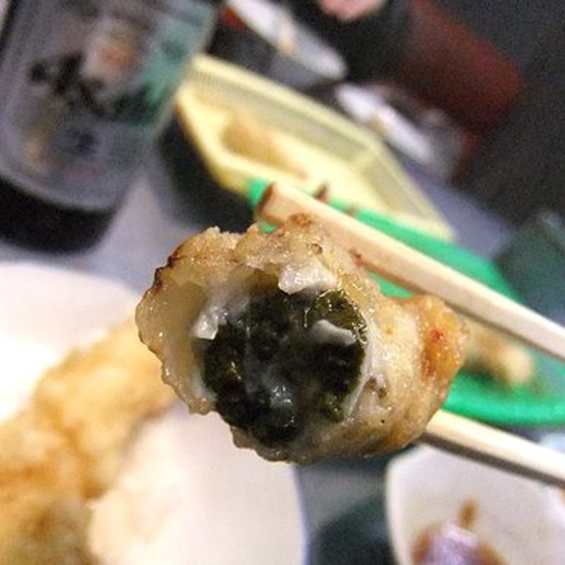 カキ(だるまの天ぷら定食 吉塚本店 )