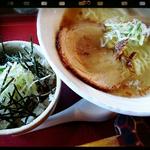 日替わりセット（和風ちゃあしゅう丼とラーメン(白醤油)）