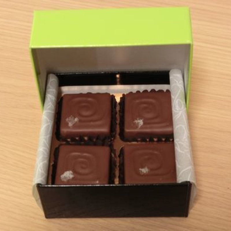 藻塩ショコラ4個入り(チョコレート工房　クレオバンテール )