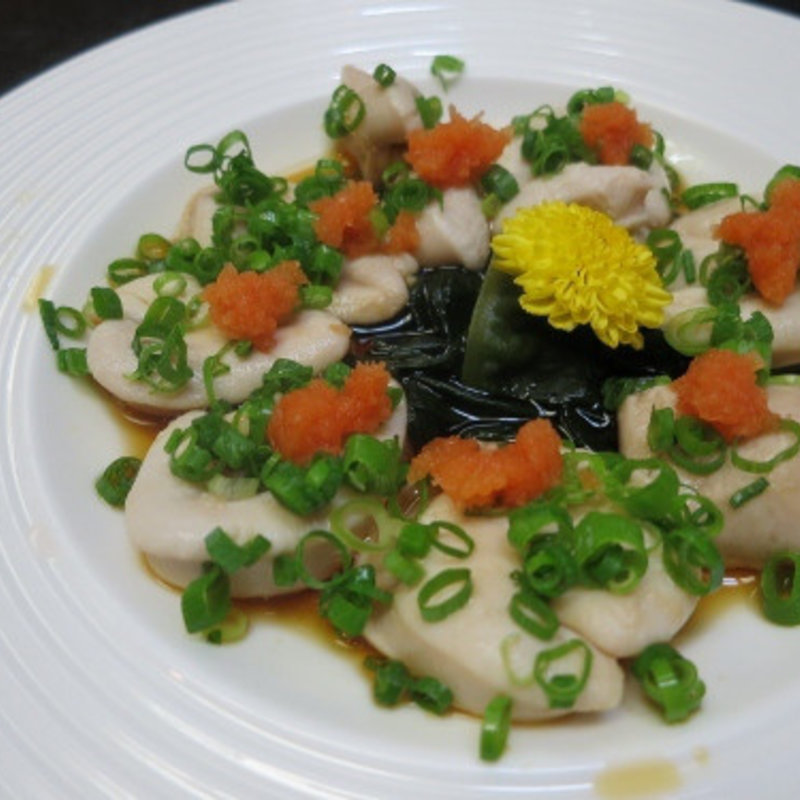 まぐろの白子ポン酢(ちりとてちん)