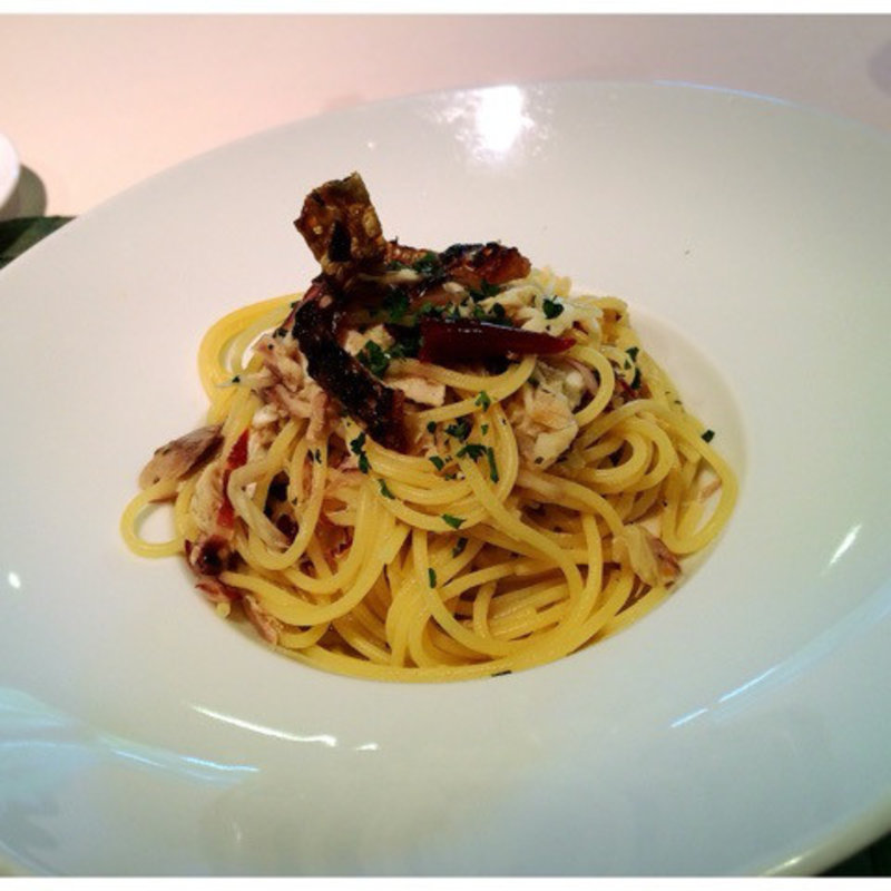 前菜パスタ(本日のパスタよりお選びください)ドルチェパンカフェ(チンギアーレ )