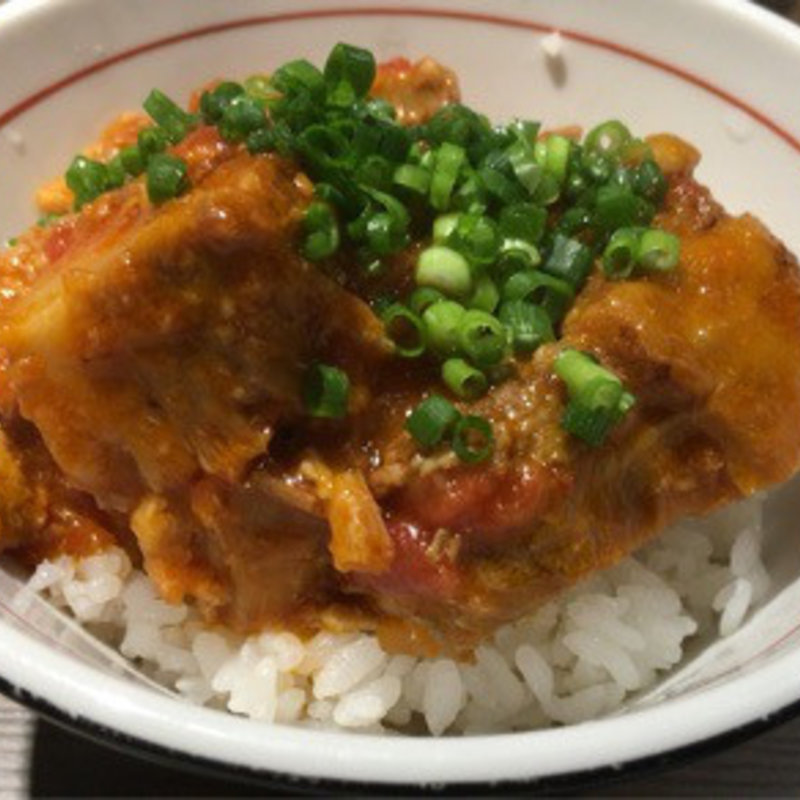 大人のあらいめし 豚のトマト煮丼(つけ麺一燈 （ツケメンイットウ）)