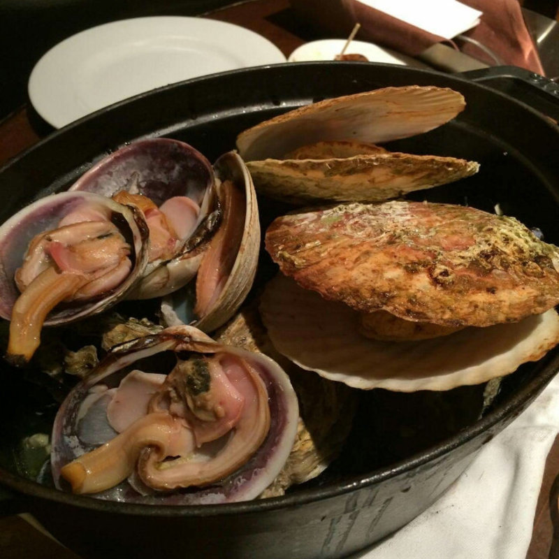 貝3種のバケツ盛り(Diavolo e Bambina)