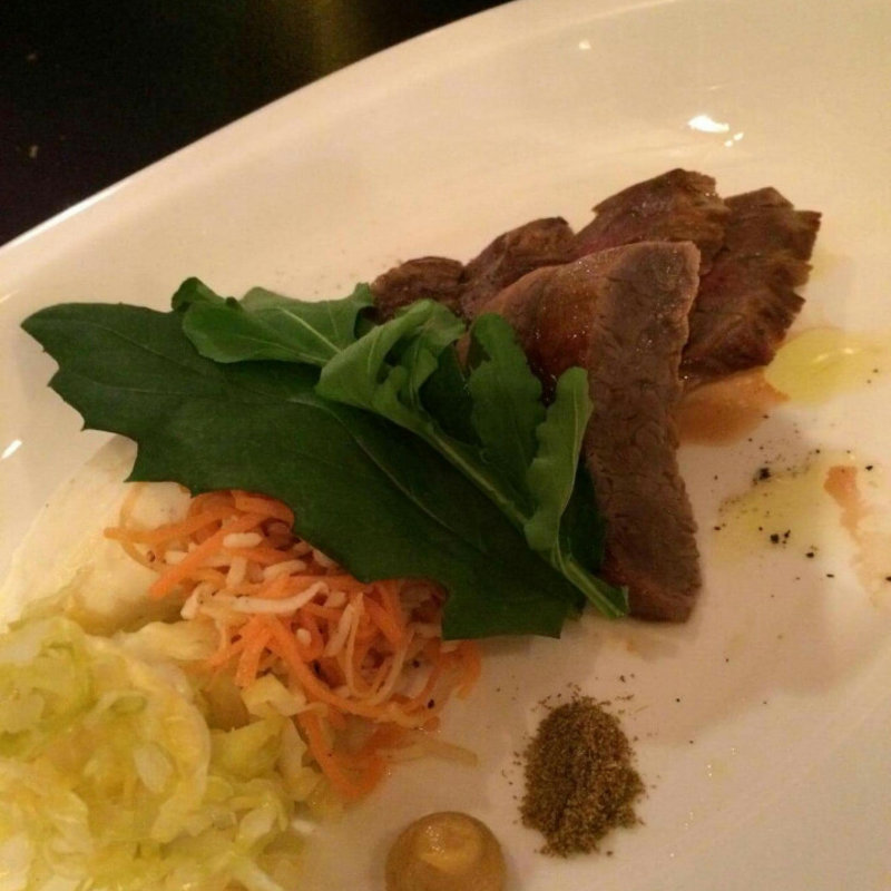 牛肉のぬか漬けステーキ(ディグビアバール （dig beer baR）)