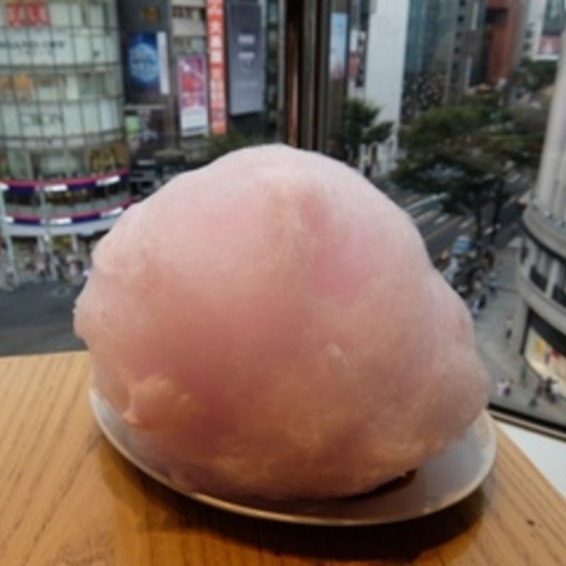 コットンキャンディパンケーキ　ストロベリー(デイビッド・マイヤーズ カフェ)