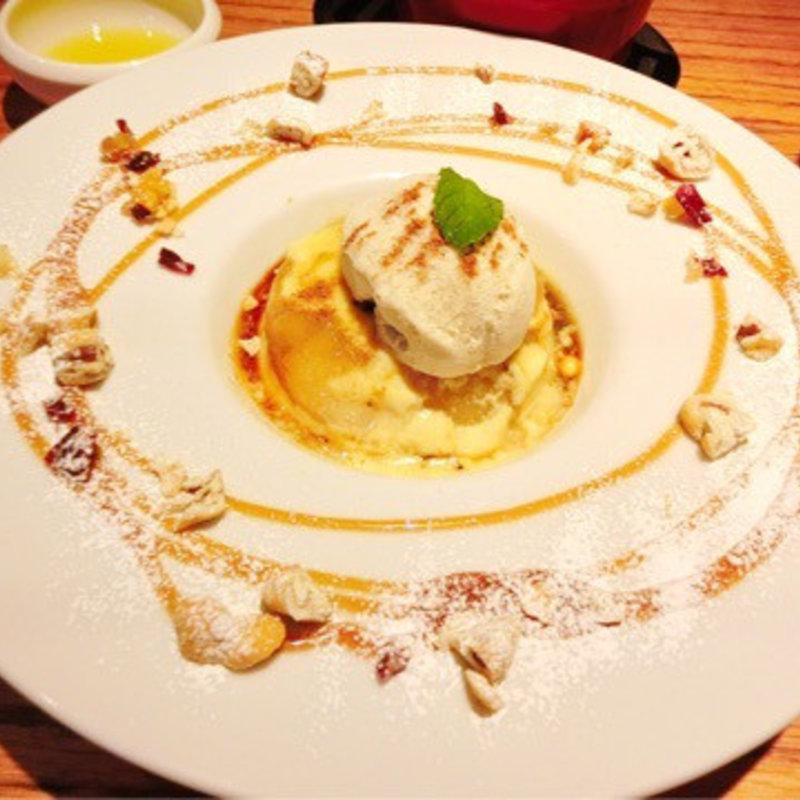 焼きリンゴのクリームブリュレ(ディプント 恵比寿店 （Di PUNTO）)