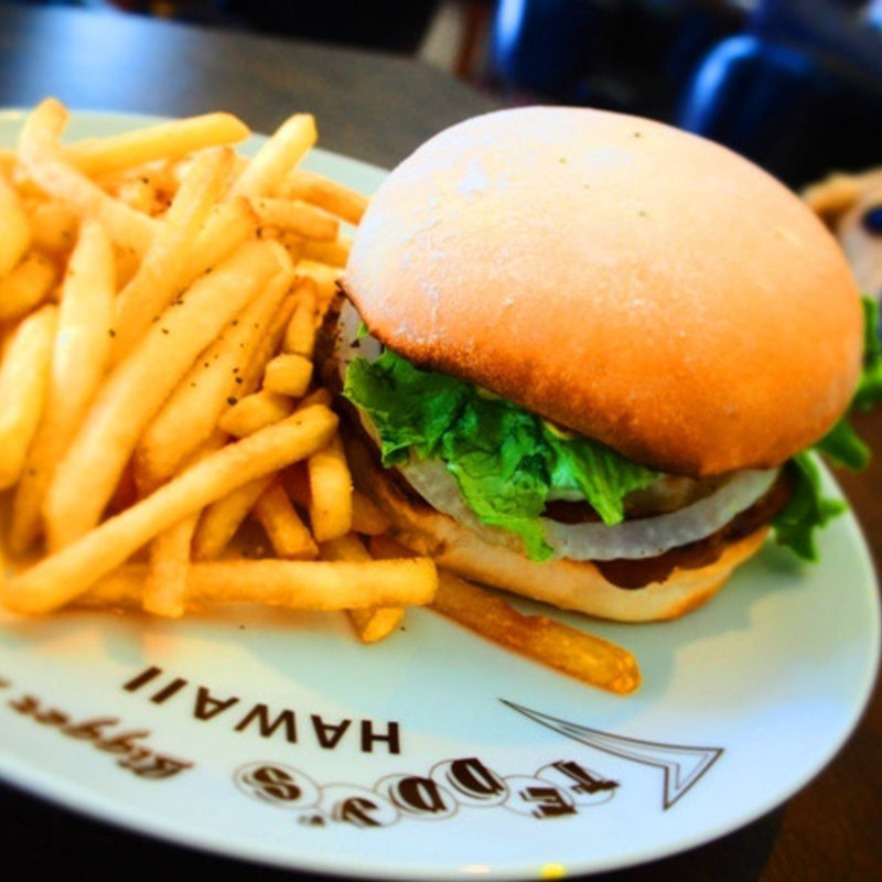 ハワイアンバーガーコンボセット(テディーズビガーバーガーHAWAII)