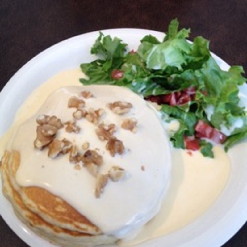 濃厚3種のチーズソースパンケーキ(テディーズ ビガーバーガー 横浜ワールドポーターズ店)