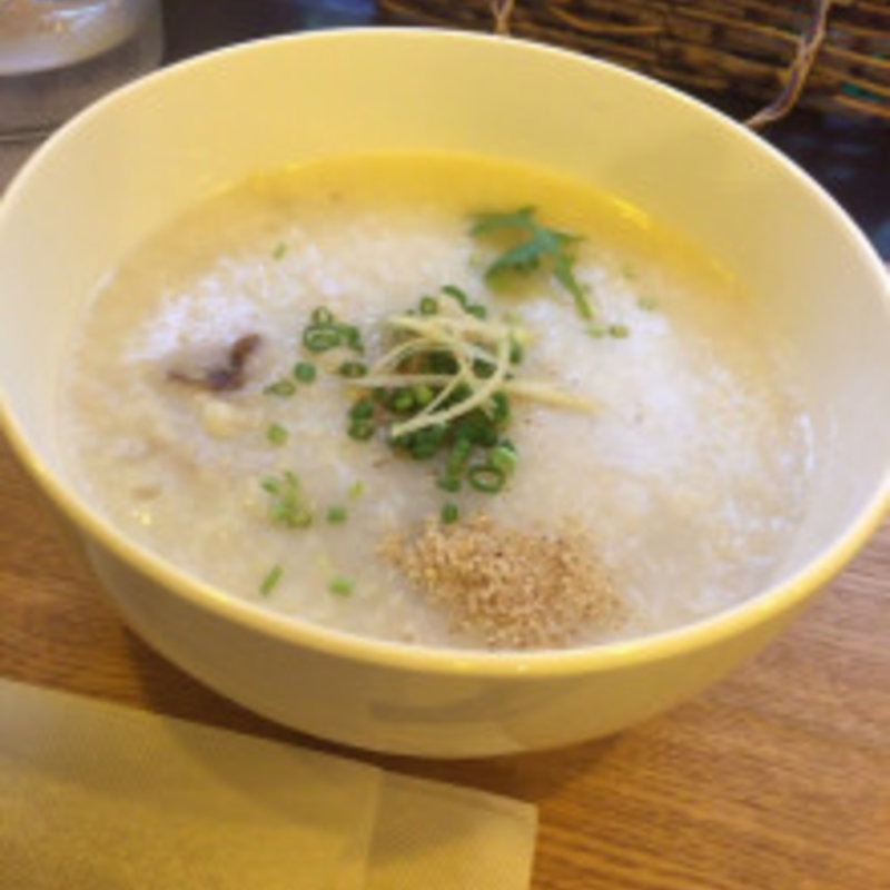 豚の三枚肉の塩漬けのお粥(テディアンドダディ )